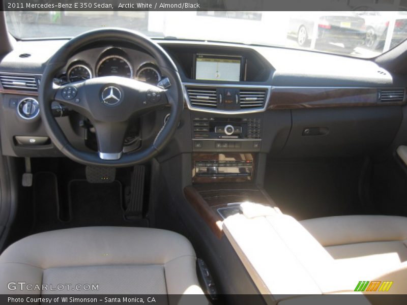 Arctic White / Almond/Black 2011 Mercedes-Benz E 350 Sedan