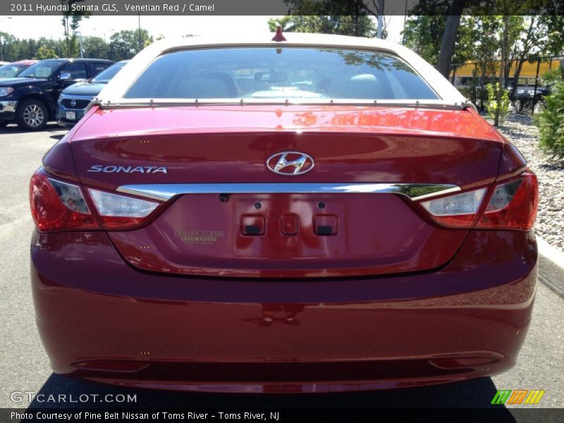 Venetian Red / Camel 2011 Hyundai Sonata GLS