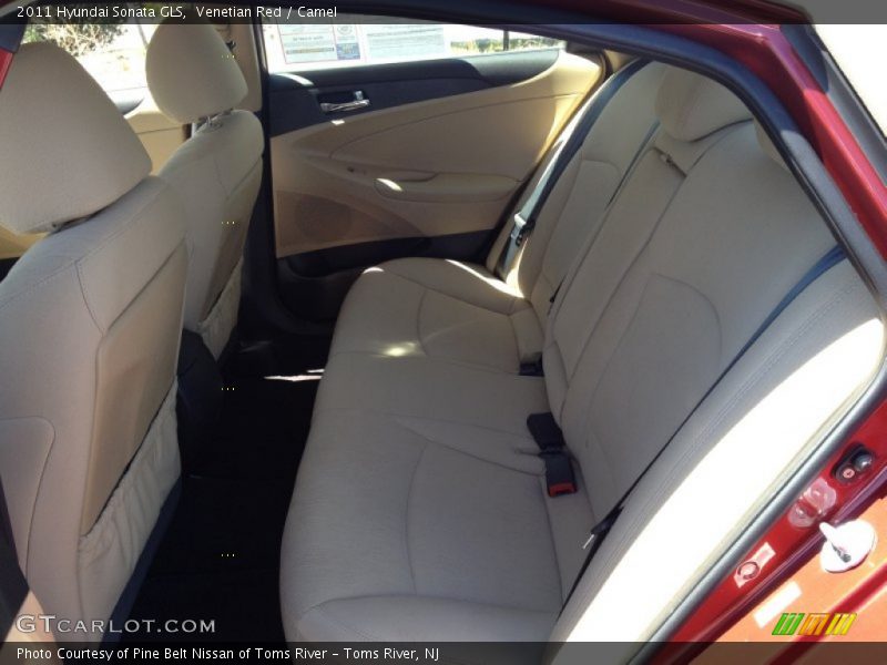 Venetian Red / Camel 2011 Hyundai Sonata GLS