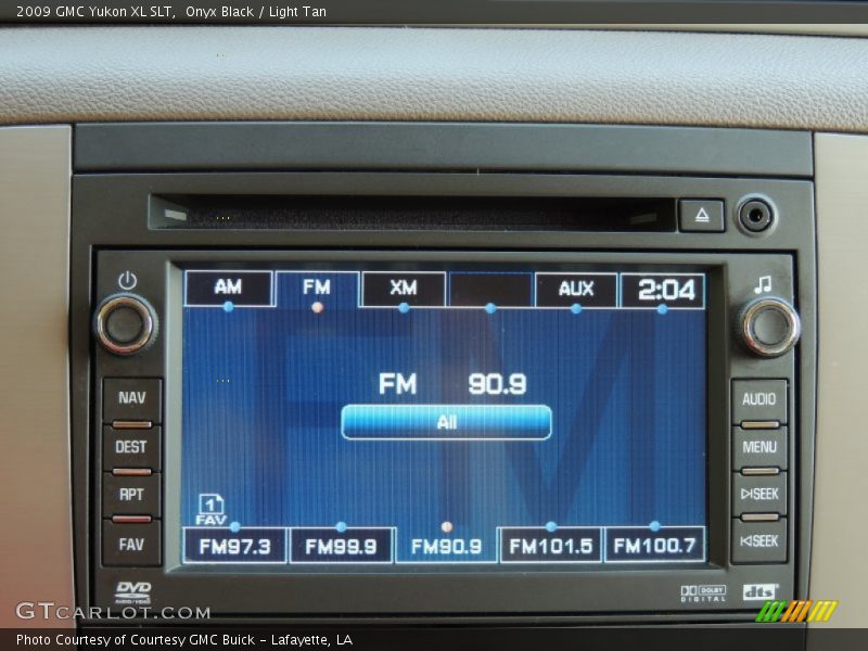 Onyx Black / Light Tan 2009 GMC Yukon XL SLT