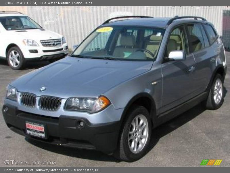 Blue Water Metallic / Sand Beige 2004 BMW X3 2.5i