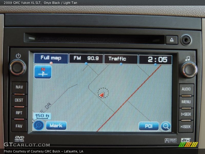 Onyx Black / Light Tan 2009 GMC Yukon XL SLT