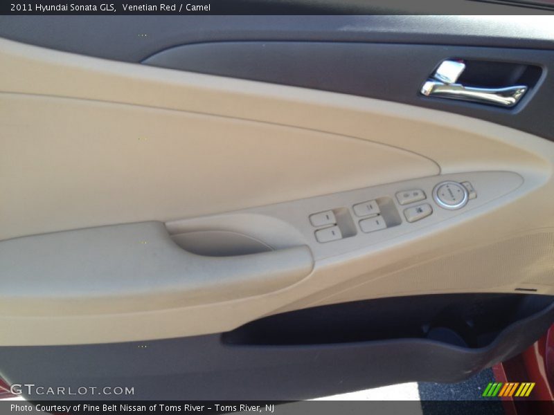 Venetian Red / Camel 2011 Hyundai Sonata GLS