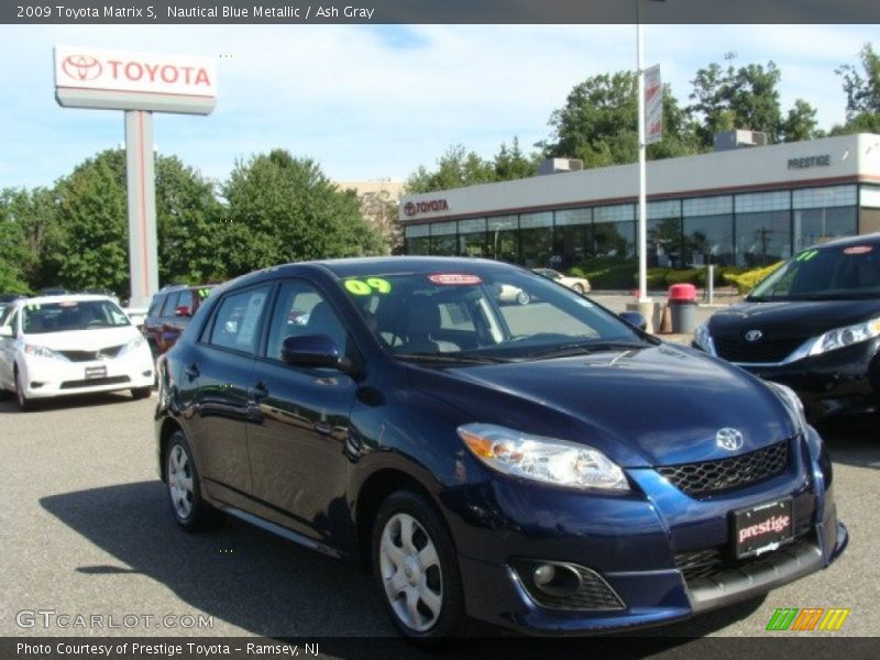 Nautical Blue Metallic / Ash Gray 2009 Toyota Matrix S