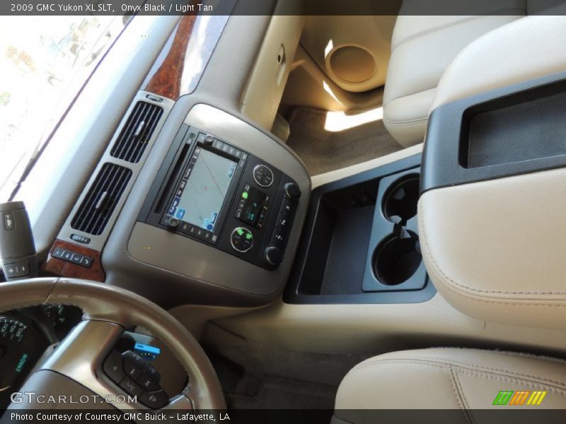 Onyx Black / Light Tan 2009 GMC Yukon XL SLT