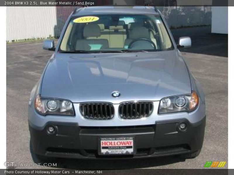 Blue Water Metallic / Sand Beige 2004 BMW X3 2.5i