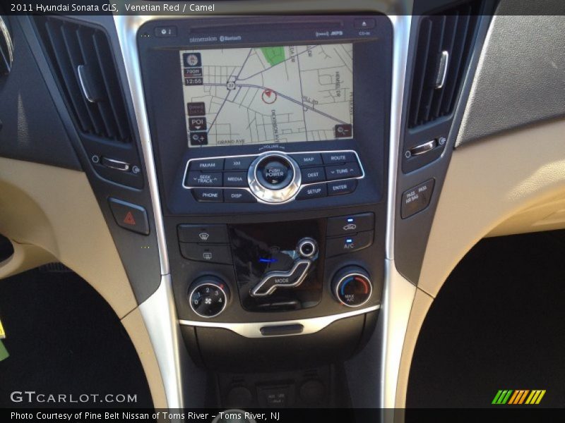 Venetian Red / Camel 2011 Hyundai Sonata GLS