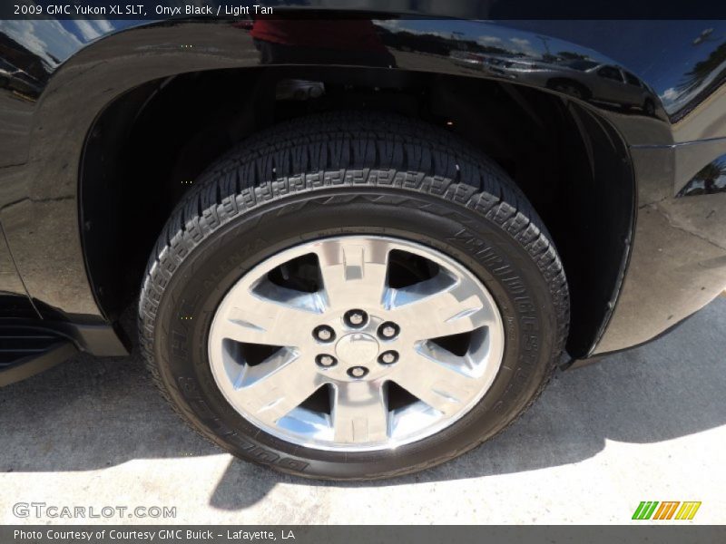 Onyx Black / Light Tan 2009 GMC Yukon XL SLT