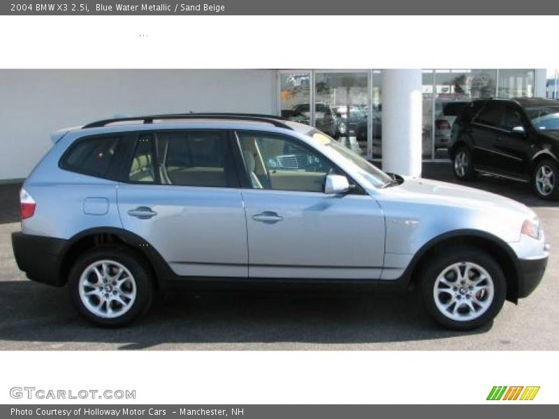 Blue Water Metallic / Sand Beige 2004 BMW X3 2.5i