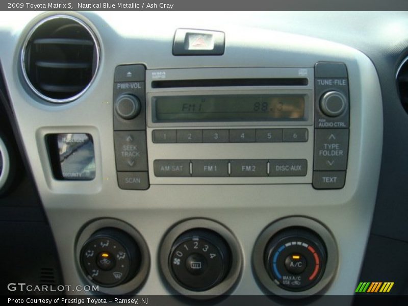 Nautical Blue Metallic / Ash Gray 2009 Toyota Matrix S