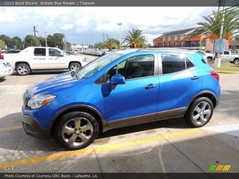 Brilliant Blue Metallic / Titanium 2013 Buick Encore