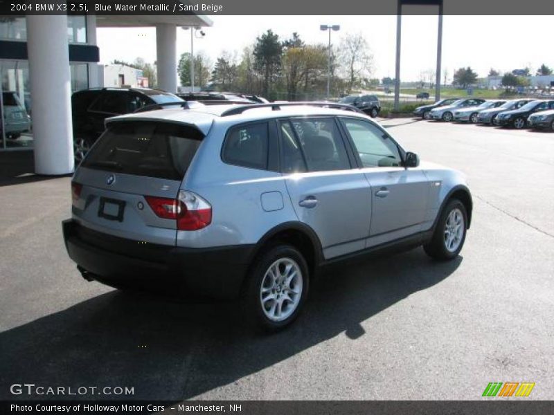 Blue Water Metallic / Sand Beige 2004 BMW X3 2.5i