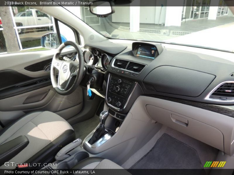 Brilliant Blue Metallic / Titanium 2013 Buick Encore