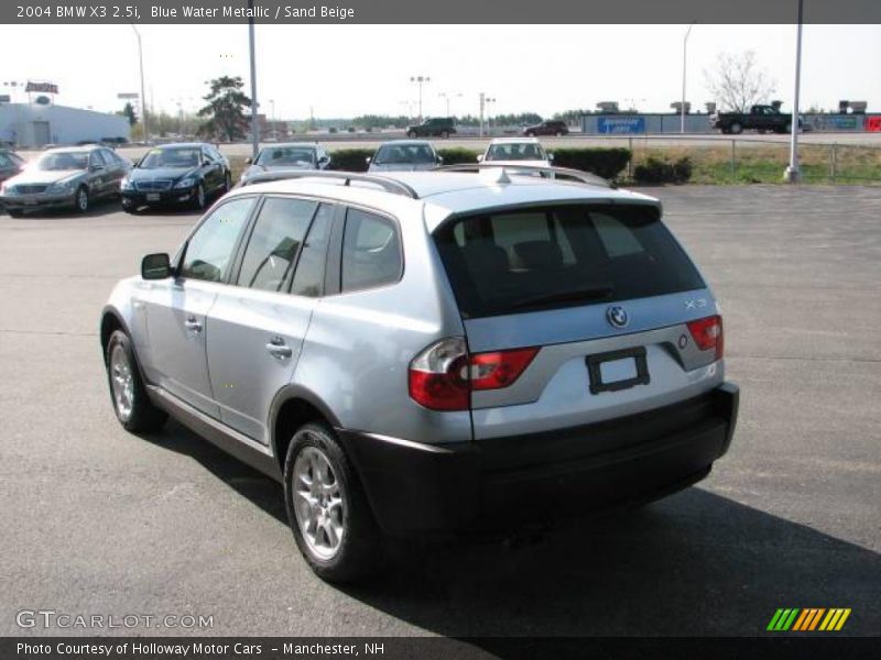 Blue Water Metallic / Sand Beige 2004 BMW X3 2.5i