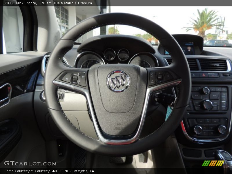 Brilliant Blue Metallic / Titanium 2013 Buick Encore