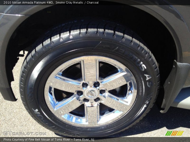 Smoke Gray Metallic / Charcoal 2010 Nissan Armada Platinum 4WD