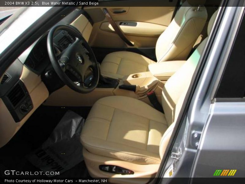 Blue Water Metallic / Sand Beige 2004 BMW X3 2.5i