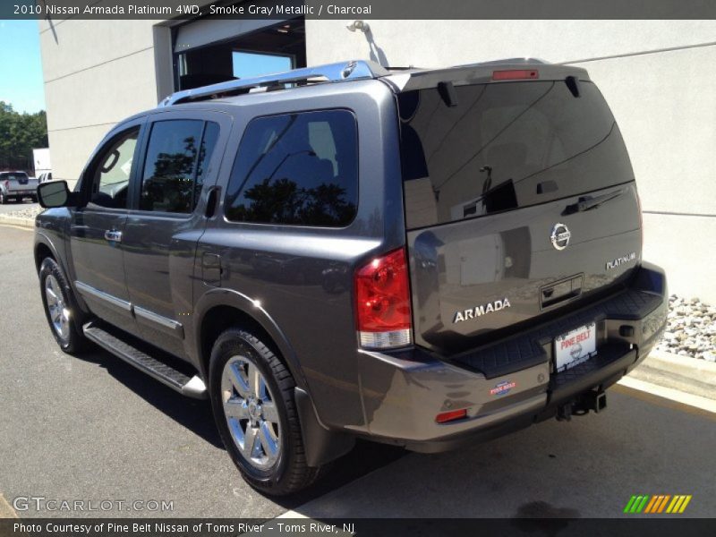 Smoke Gray Metallic / Charcoal 2010 Nissan Armada Platinum 4WD