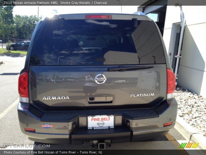 Smoke Gray Metallic / Charcoal 2010 Nissan Armada Platinum 4WD