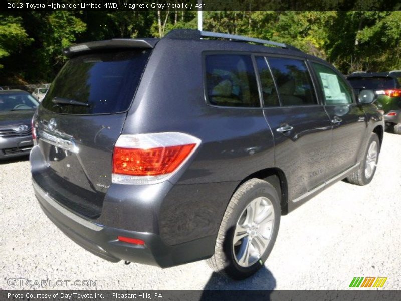 Magnetic Gray Metallic / Ash 2013 Toyota Highlander Limited 4WD