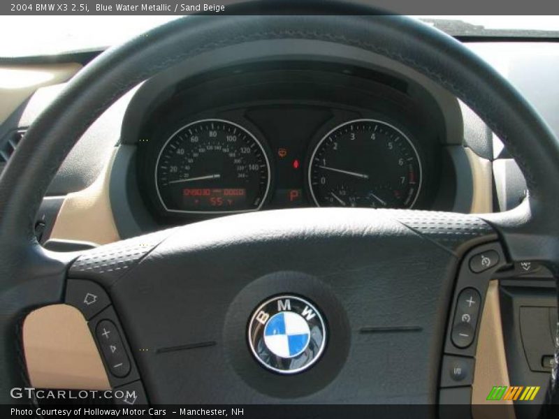 Blue Water Metallic / Sand Beige 2004 BMW X3 2.5i