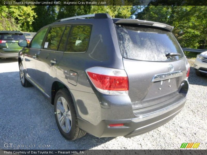 Magnetic Gray Metallic / Ash 2013 Toyota Highlander Limited 4WD