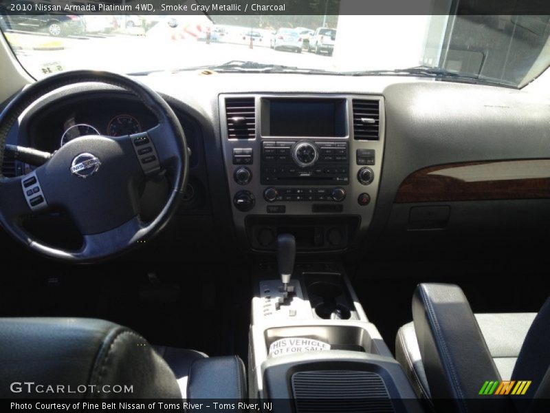 Smoke Gray Metallic / Charcoal 2010 Nissan Armada Platinum 4WD