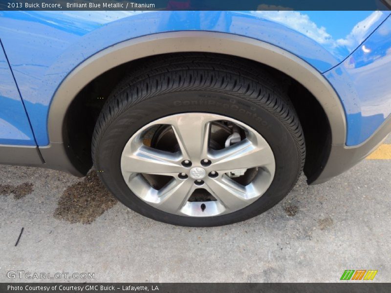 Brilliant Blue Metallic / Titanium 2013 Buick Encore