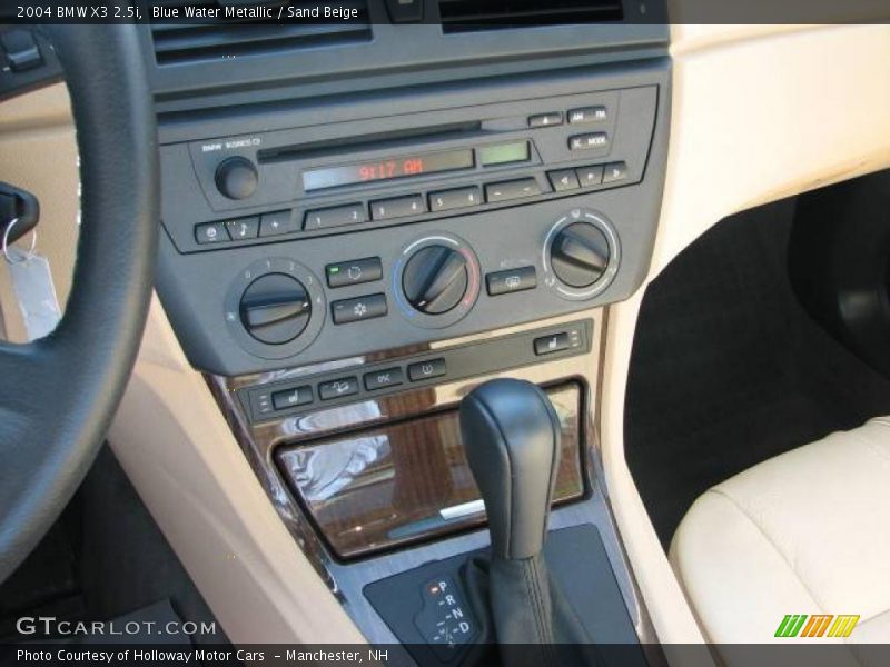 Blue Water Metallic / Sand Beige 2004 BMW X3 2.5i