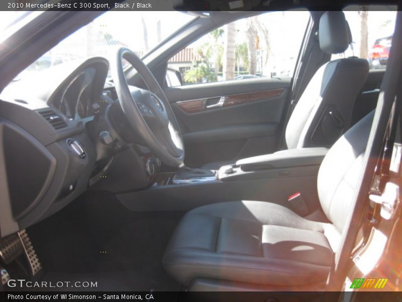 Black / Black 2010 Mercedes-Benz C 300 Sport