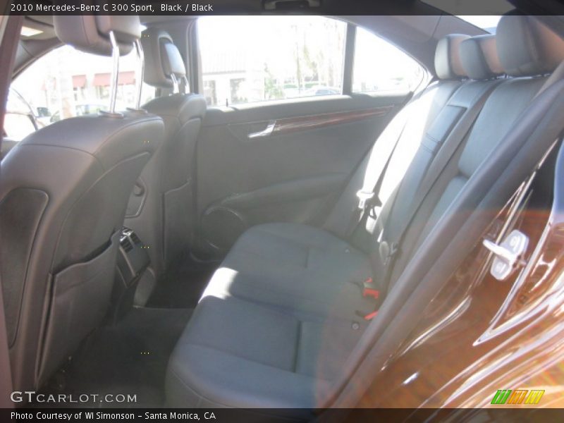 Black / Black 2010 Mercedes-Benz C 300 Sport