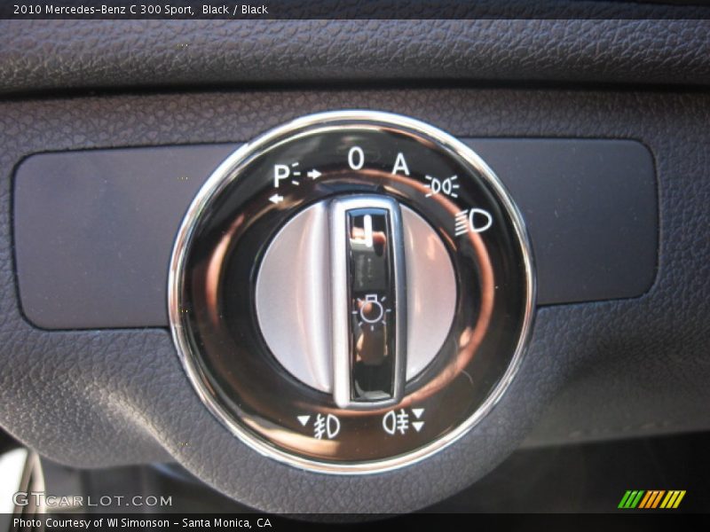 Black / Black 2010 Mercedes-Benz C 300 Sport