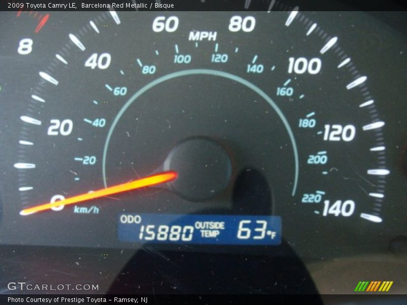 Barcelona Red Metallic / Bisque 2009 Toyota Camry LE