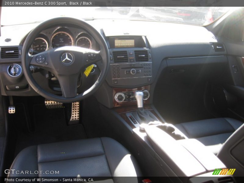 Black / Black 2010 Mercedes-Benz C 300 Sport