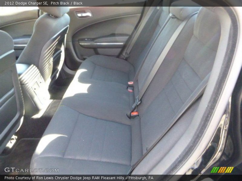 Pitch Black / Black 2012 Dodge Charger SE