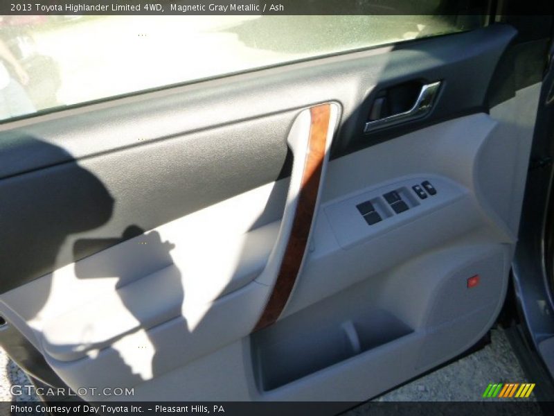 Magnetic Gray Metallic / Ash 2013 Toyota Highlander Limited 4WD
