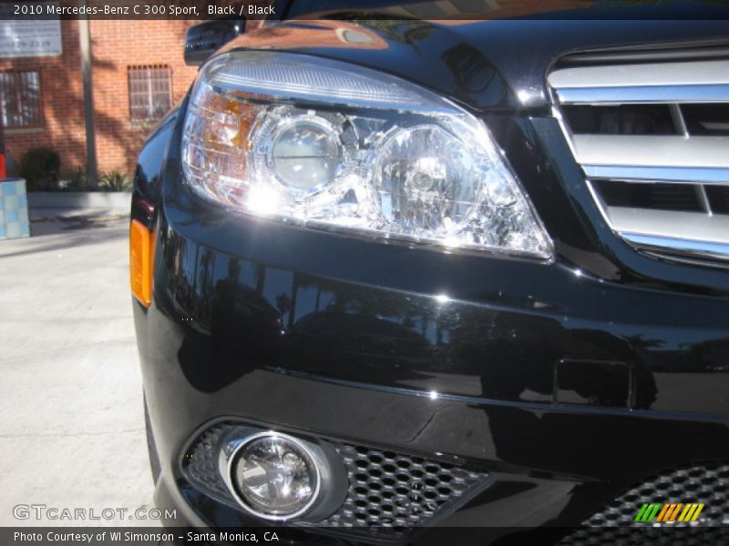 Black / Black 2010 Mercedes-Benz C 300 Sport