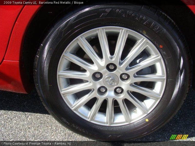 Barcelona Red Metallic / Bisque 2009 Toyota Camry LE