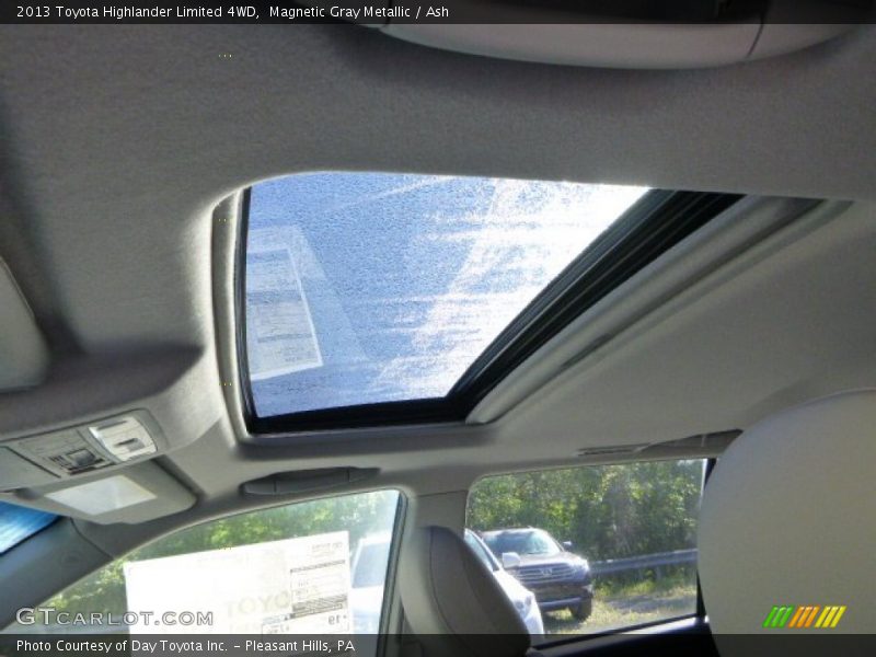 Magnetic Gray Metallic / Ash 2013 Toyota Highlander Limited 4WD