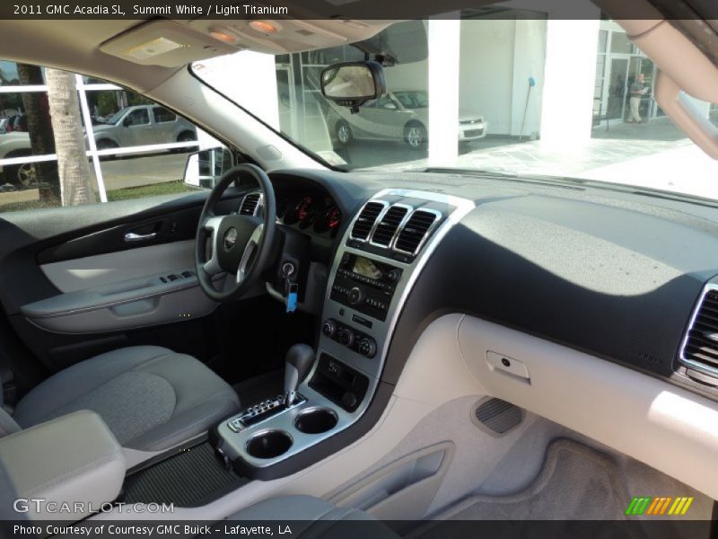 Summit White / Light Titanium 2011 GMC Acadia SL