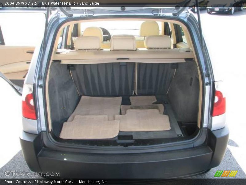 Blue Water Metallic / Sand Beige 2004 BMW X3 2.5i