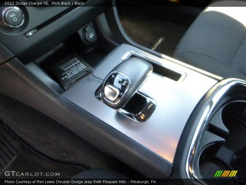 Pitch Black / Black 2012 Dodge Charger SE