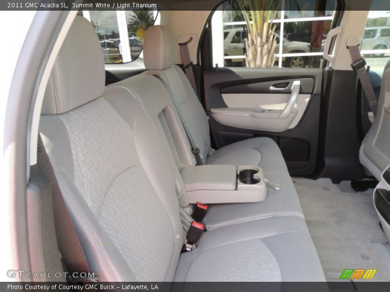 Summit White / Light Titanium 2011 GMC Acadia SL