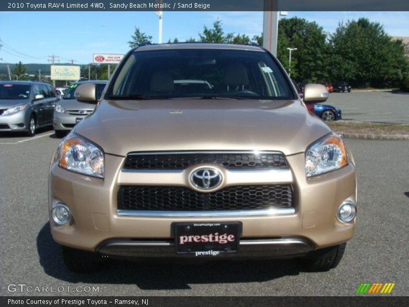 Sandy Beach Metallic / Sand Beige 2010 Toyota RAV4 Limited 4WD