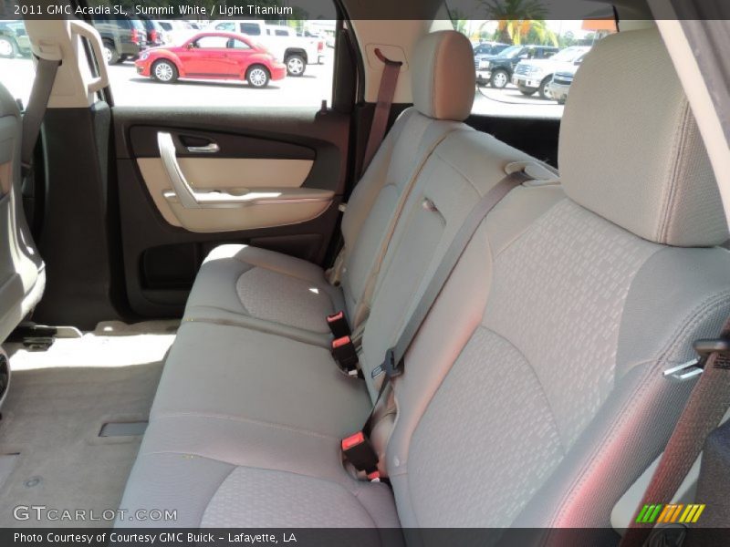 Summit White / Light Titanium 2011 GMC Acadia SL