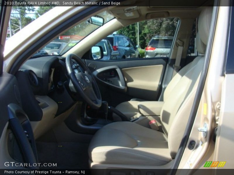 Sandy Beach Metallic / Sand Beige 2010 Toyota RAV4 Limited 4WD