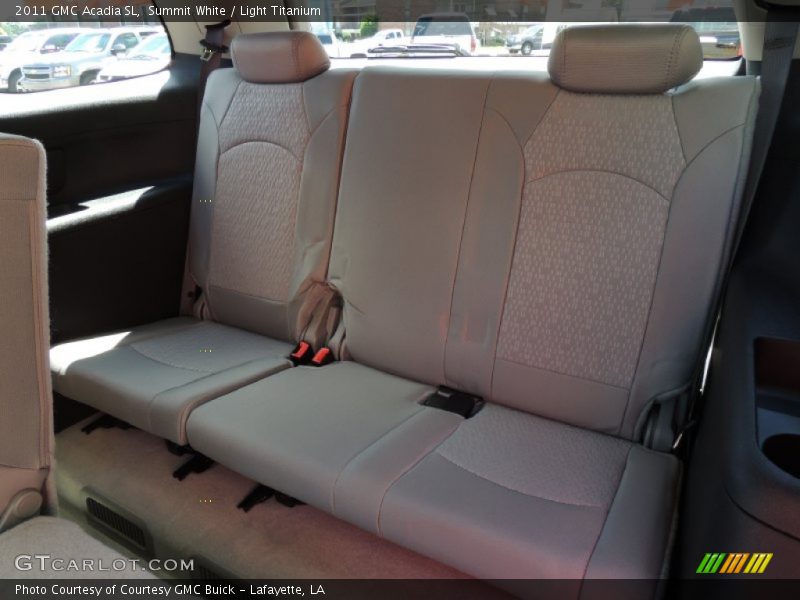 Summit White / Light Titanium 2011 GMC Acadia SL