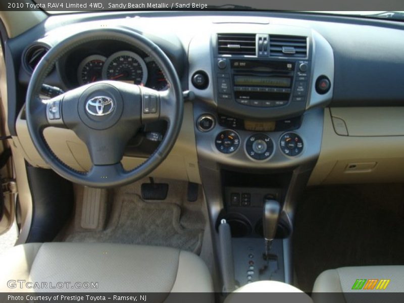 Sandy Beach Metallic / Sand Beige 2010 Toyota RAV4 Limited 4WD