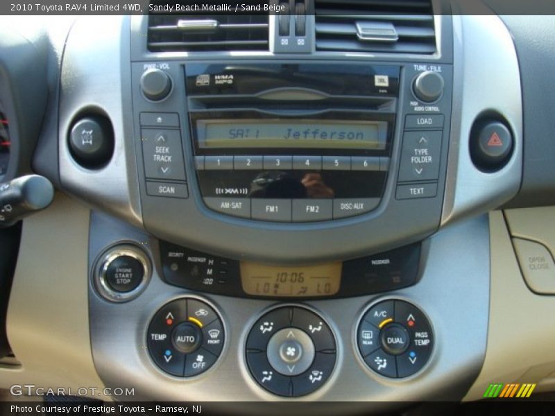 Sandy Beach Metallic / Sand Beige 2010 Toyota RAV4 Limited 4WD