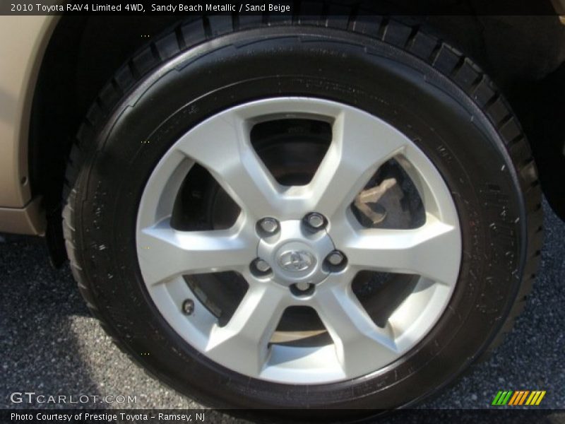 Sandy Beach Metallic / Sand Beige 2010 Toyota RAV4 Limited 4WD
